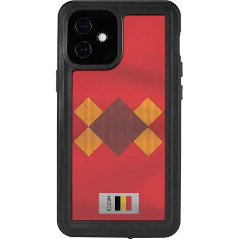 Belgium Soccer Flag iPhone 12 Mini Waterproof Case